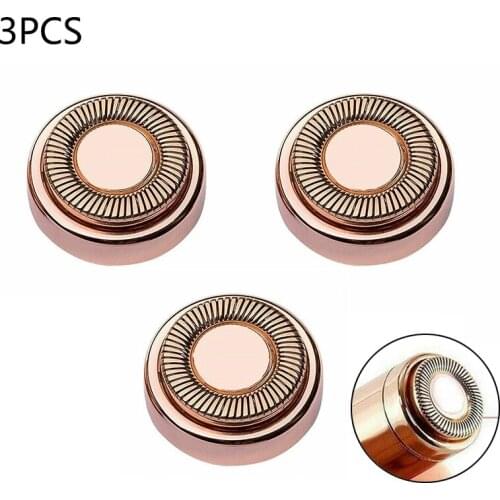3PCS Facial Hair Remover Replacement Heads Hair Removal Blades For Womens Painless Epilator for Smooth and Perfect Touch