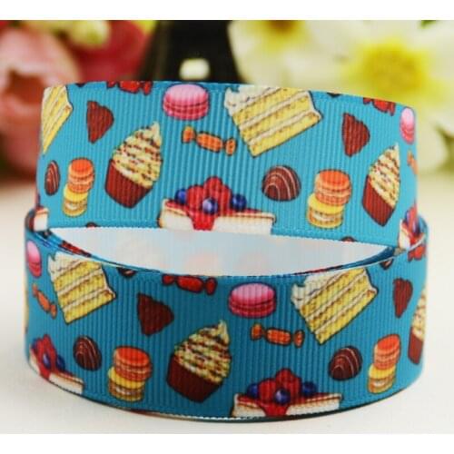 22mm 25mm 38mm 75mm Ruban satin Cake Candy Cartoon Character printed Grosgrain Ribbon party decoration 10 Yards X-02657
