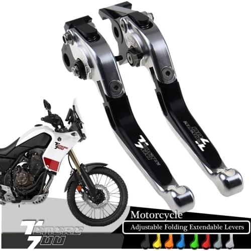 CNC Aluminum Adjustable Folding Brake Clutch Levers for YAMAHA TENERE 700 2019-2020 Tenere700 XTZ 700 XTZ700 Handle Grip Handbar