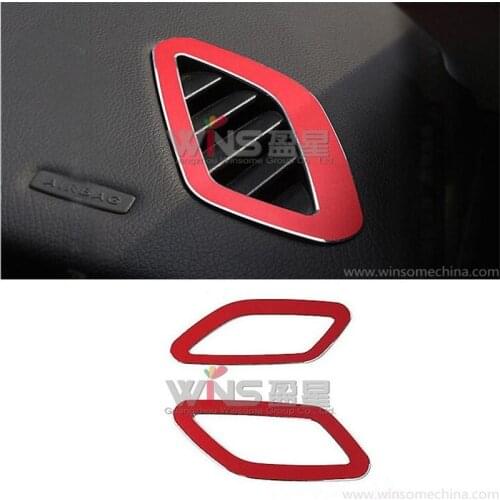 Dashboard Air Condition Vent Decorative Trim Cover For Mercedes Benz GLA CLA Interior Mouldings Car Styling Accessories