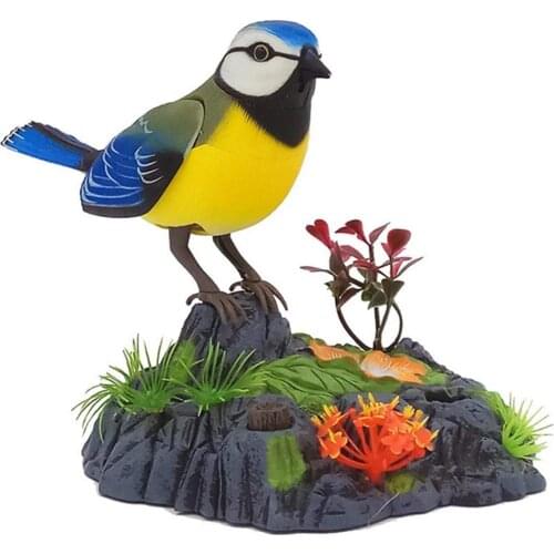 Electronic Talking Repeating Parrot Singing Chirping Bird With Motion Sensor Activation Pronunciation Kid Electric Animal Toy#30