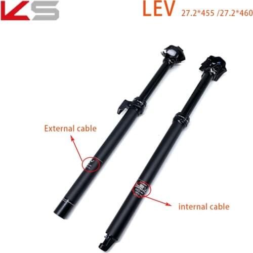 KS LEV 30.9 /31.6mm Remote Control Seatpost Dropper Height Adjustable Tube Bike Seatpost 125mm