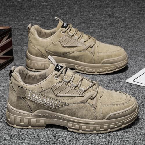 Men Shoes Fashion Genuine Leather Loafers Breathable Autumn Lace Up Comfortable Casual Outdoor Sneakers Shoes Zapatos Hombre