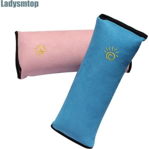 Ladysmtop Car Seat Belts Pillows Pad case For Ford Kuga Fiesta Focus Fusion Escort Ecosport Falcon Mondeo