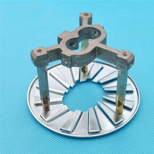 Oil burner flame stabilzer disc OD102mm 260000kcal burner flame ring with a tripod single double or three hole flame plate