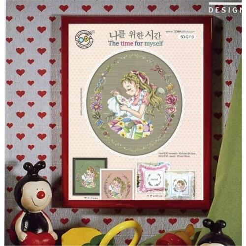 Cross Stitch Set Chinese Cross-stitch Kit Embroidery Needlework Craft Packages Cotton Fabric Floss New Designs Embroidery G119