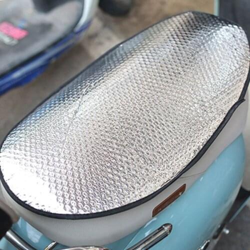 2021 New Motorcycle Seat Cushion Cover Universal Rainproof Sunproof Heat Insulation Mount