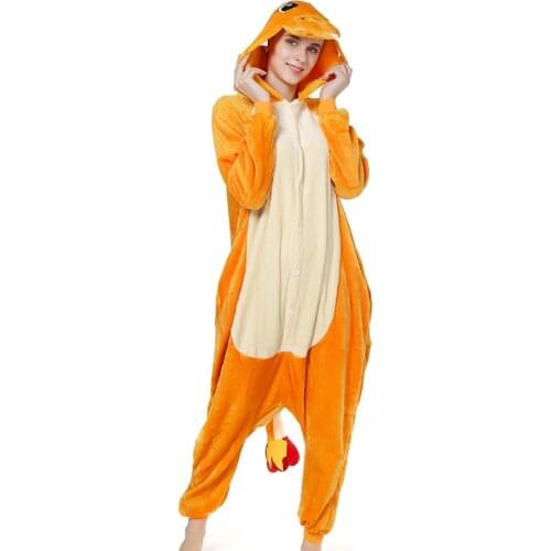 Fire Dragon Dinosaur Cosplay Animal Hoodie Sleepwear Pajamas Adult Unisex Women Men Onesie Cosplay Costume Anime Pajamas