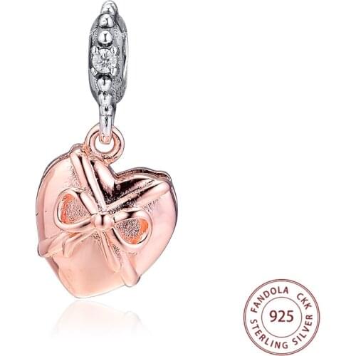 Wholesale 925 Sterling Silver Brazillian Heart Te Amo Charms Beads Fits Original Bracelet DIY Jewelry Making kralen