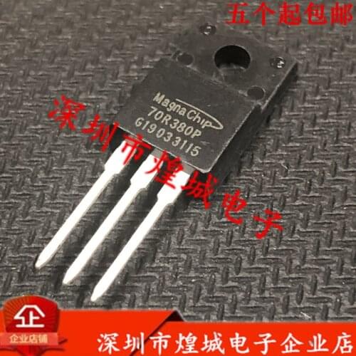 Original 5PCS/ 70R380P MMF70R380P TO-220F 750V 11A