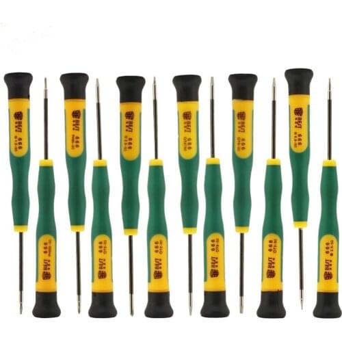 12Pcs/Set Screwdriver P2 P5 0.8 1.2 Pentalobe Y 2.0 1.2 1.5 2.0 Phillips Flatted T3 T4 T5 T6 for Macbook Air/Pro Phone Repair