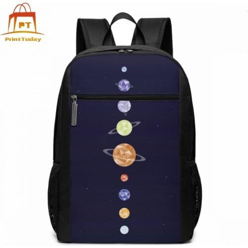 Saturn Backpack Saturn Backpacks Schoolbag Multi Purpose Bag High quality Print Men - Women Trendy Bags