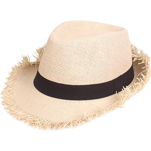 Panama Straw Hat Women Cowboy Cowgirl Hollow Female Jazz Western Sun Caps Beach Sombrero Herringbone Sunhats Панама