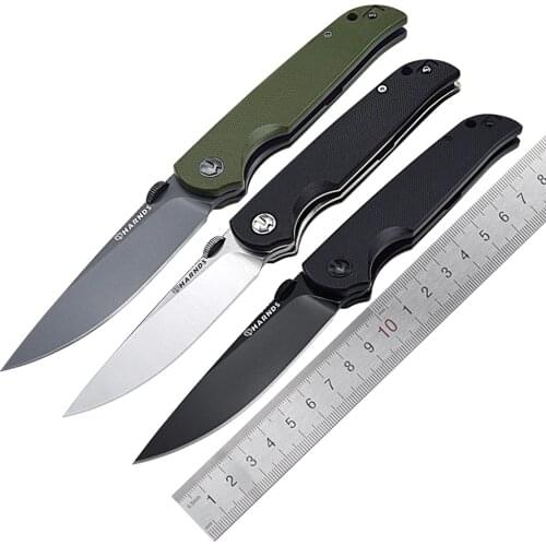Harnds CK7207 Vanguard Folding Knife D2 Blade G10 Handle Outdoor Hunting Camping Tool Tactical EDC Pocket Knives