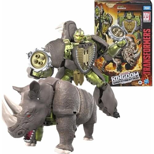 Hasbro Transformers Toys Generations War for Cybertron Kingdom Voyager WFC-K27 Rhinox Action Figure Model Toy for Kids Gift