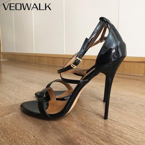 Женские туфли с открытым носом Veowalk China At AliExpress