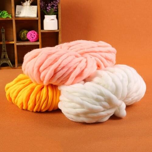 250g Super Bulky Arm Knitting Wool Roving Knitted Blanket Chunky Wool Yarn Super Thick Yarn For Knitting/Crochet/Carpet/Hats