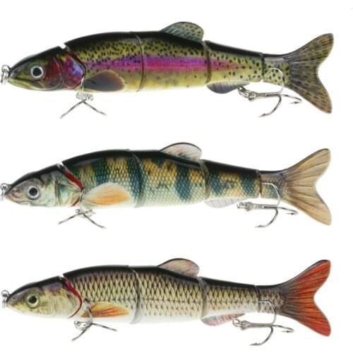 Big Size Noise Model Jointed Fishing Lure 16cm 39.6g Artificial Hard Bait Lifelike Swimbait Sinking Lure Fishing Tackle