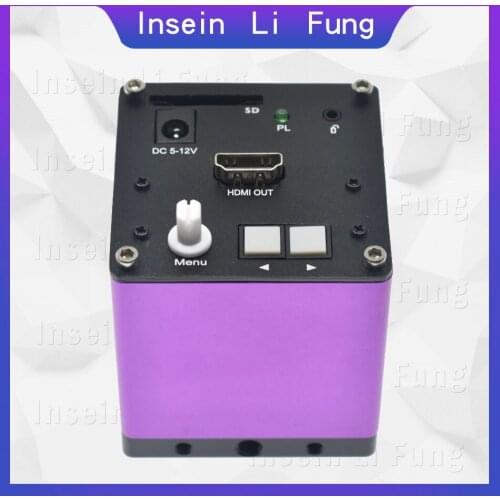 HD 1080P 60 Frames 1/2-inch HDMI Industry Digital Video Microscope Camera SD Card Storage R G B Independent Adjustment