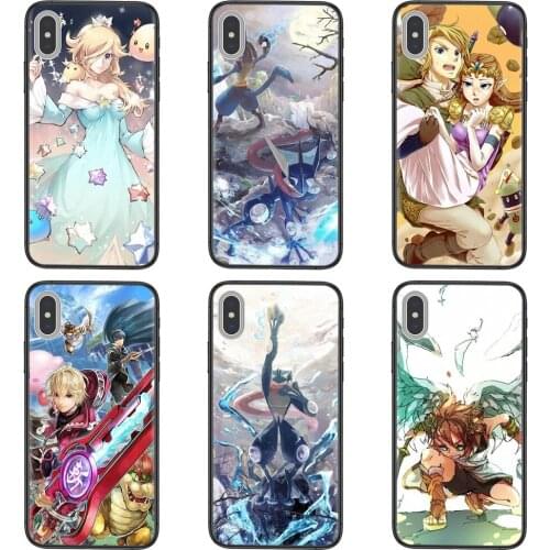 For Youth For Samsung Galaxy S20 Fe S30 Ultra S21 S20 S10 S9 Plus Ultra Lite Super Smash Bros Melee Design Black Etui Silicone