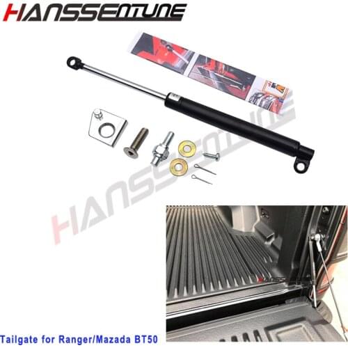 HANSSENTUNE 4X4 Accessories Slow Down Shock Up Lift Support Holder Rear Tailgate Gas Spring For Ranger T6 T7/ BT50 2012