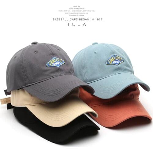 Cotton Baseball Cap for Men and Women Fashion Casual Snapback Hat 2021 Spring Summer Sun Hats Embroidery Caps Unisex Peaked cap