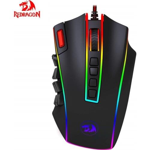 Redragon M990 Legend 24000 DPI High Precision RGB Backlight Programmable Laser Gaming Mouse for PC MMO FPS