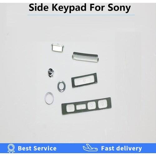 New Side Keypad For Sony Xperia Z Z1 Z2 Z3 Z4 Camera Shutter Power Volume Side Keys Buttons For Sony Z3 Z1 Z5 Mini Replace Parts