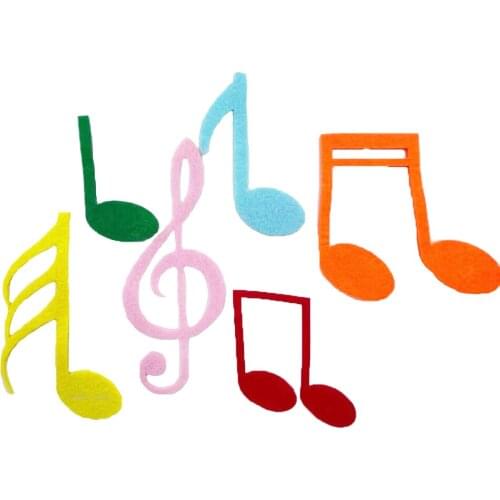 2021 New Musical note felt woven toy Cutting Die Mold Diy Decoration Wooden Knife Mould Suitable For Fustelle Cutters