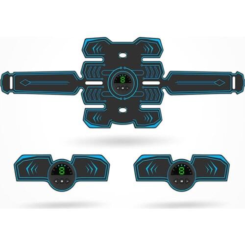 New Electric Abdominal Muscle Stimulator EMS Abdominal Trainer Abs Fitness Equipment USB Rechargeable Body Slimming Massager