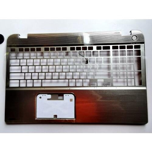 New for Toshiba Satellite P55T-A P55T-A5116 palmrest US keyboard upper cover case silver H000056300 13N0-C3A1201 13N0-C3P1A01-CE