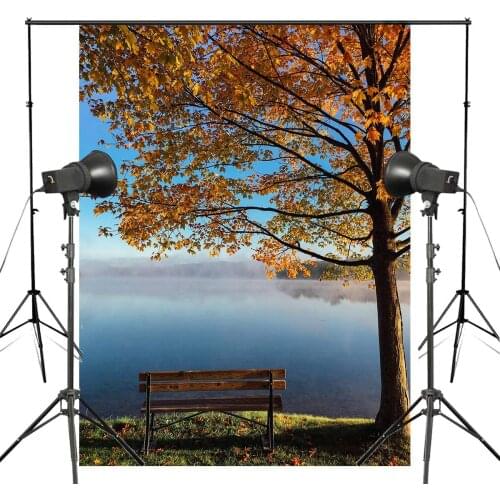 Autumn Fall Maple Trees Photography Background 150x220cm Giant Wall Mural Landscape Scenery Backdrop Studio Props