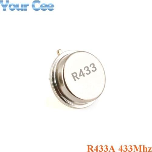 500pcs 315 433MHz Resonator Crystal Oscillator R315A R433A Quartz Through Holes Surface Acoustic Wave Oscillator Round 3 pins