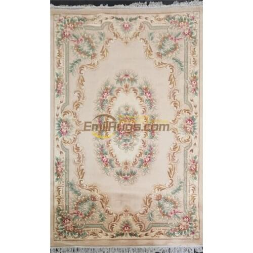 Chinese aubusson rug flower rug Plush savonery Home Decoration Classic woven wool carpetchinese aubusson rug