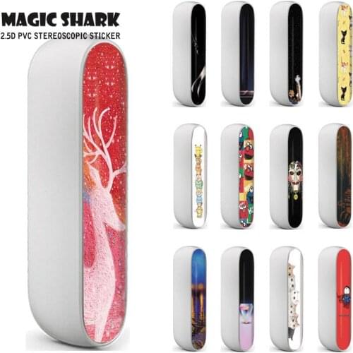 Magic Shark 2.5D Fashion Sexy Woman Doraem Elmo Cute Cats Case for IQOS 3 Sticker Wrap Film for IQOS 3.0