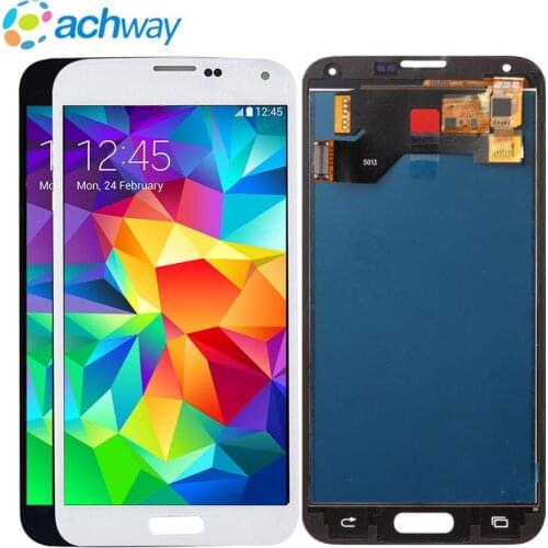 Hight Qualily Full LCD For Samsung S5 LCD G900F Display LCD Screen Touch Digitizer Assembly For Samsung Galaxy S5 G900 G900F LCD