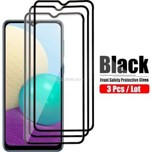 3 Pcs Screen Protector Glass For Samsung Galaxy A02 S A02S A12 A21S A21 A31 A41 A51 A71 S20 FE M31 M31S M51 Front Tempered Film