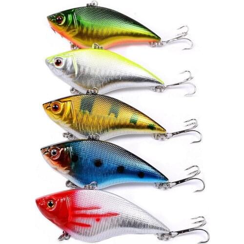1PCS Sinking Winter VIB Fishing Lure 7cm 15g Rattlin vib Hard Bait Long Shot Wobbler Crankbait Isca Artificial Perch