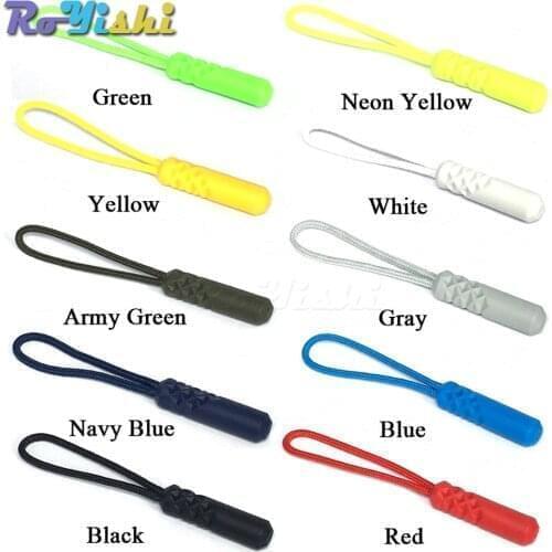 1000pcs/pack Zipper Pull Puller Fixer Zip Cord End Fit Rope Tag Broken Buckle Travel Bag Clip Buckle Outdoor Tool Sewing Clothes