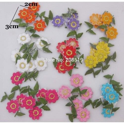 AE0007 Decorative Patch Iron on Kids clothes ornaments 36pcs mix colors apparel accessories