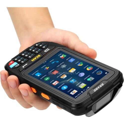 Android Handheld GPRS 125KHz RFID Reader mobile Industrial Parking Waterproof outdoors NFC wifi camera 4G 3G qr code scanner