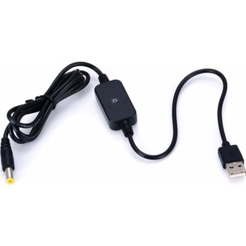 Electrical DC - DC Converter Adapter Cable USB 5V to 9V / 12V DC Jack 5.5x2.1mm Step-up Power Module Converter Cable