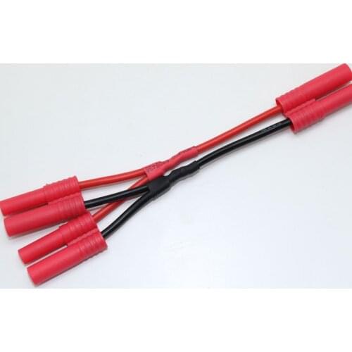 HXT 3.5MM 4MM Harness For 2 Lipo Battery In Parallel RC Car Plane Boat Connector Lead