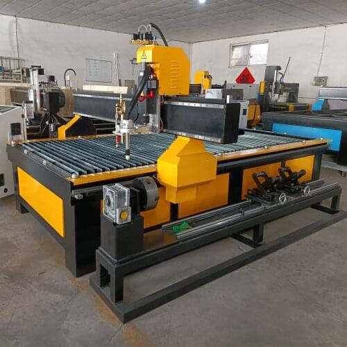 Metal Cnc Plasma Cutting Machine 1325/ Table Cnc Plasma Cutter For Sale/ Plasma Flame Metal Cutting Machine For Pipe Cutting