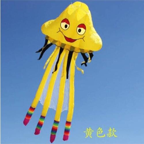 Jellyfish soft kite kites for adults sing kite Single line kite aircraft Kite flying outdoor games garden child outdoor toys