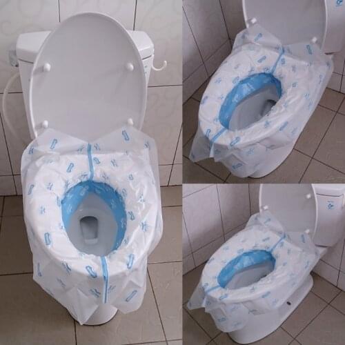 Disposable toilet seat travel hotel airport toilet seat cushion paper toilet seat toilet travel supplies