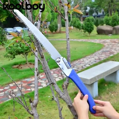 Portable Hacksaw Home Manual Pruning Garden Folding Trimming Saw Pruning Garden Household Anti-skip Hand Steel Sawing Tool