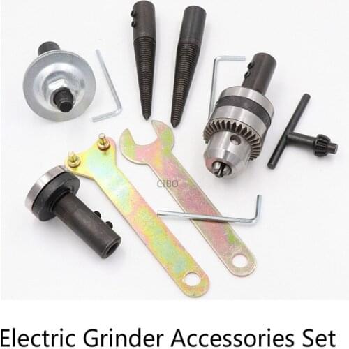 Hand-held electric drill table grinding accessories Variable angle grinder connecting rod Electric drill converter Free Shipping