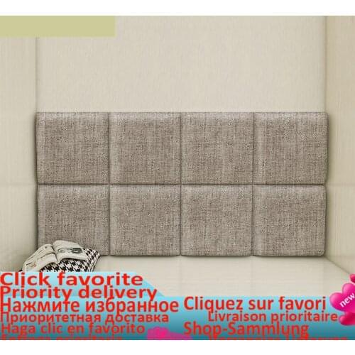 Bedroom headboard tatami soft-wrap stickers, fabric thickening wall hanging high-quality headboard cushions