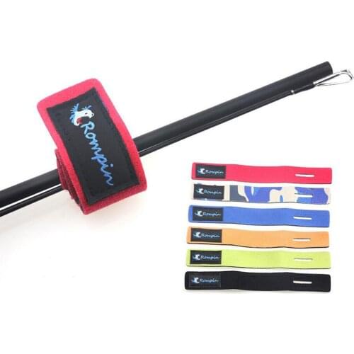 High Elastic Cloth Fishing Rod Tie Belt Band Strap Wrap Rod Tie Suspender